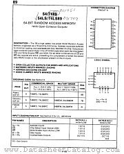 7489 datasheet pdf Fairchild Semiconductor