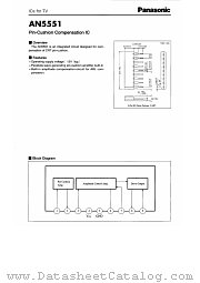 AN5551 datasheet pdf Panasonic