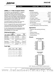 HA4314BCA96 datasheet pdf Intersil