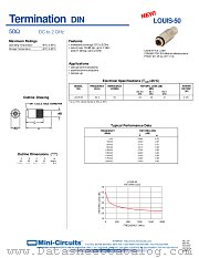 LOUIS-50 datasheet pdf Mini-Circuits