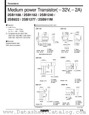 2SB822 datasheet pdf ROHM