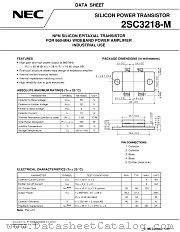 2SC3218-M datasheet pdf NEC