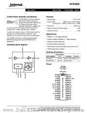 HFA3983IV datasheet pdf Intersil