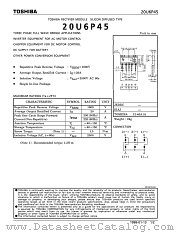 20U6P45 datasheet pdf TOSHIBA