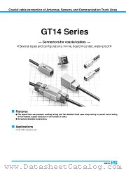 GT14W-2S-HU datasheet pdf Hirose Electric