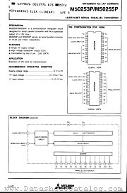 M50253P datasheet pdf Mitsubishi Electric Corporation