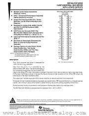 SN74ALVCH162334DGV datasheet pdf Texas Instruments