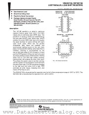 SN54HC166W datasheet pdf Texas Instruments