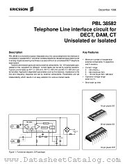 PBL385821SOT datasheet pdf Ericsson Microelectronics