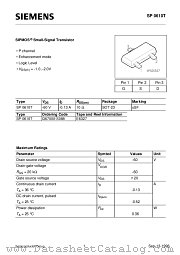 SP0610T datasheet pdf Siemens
