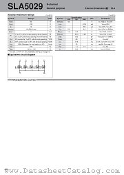 SLA5029 datasheet pdf Sanken