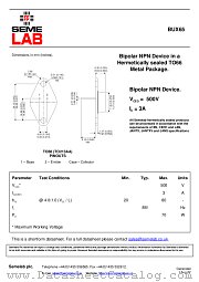 BUX65 datasheet pdf SemeLAB