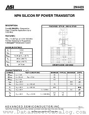2N4429 datasheet pdf Advanced Semiconductor