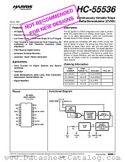 HC3-55536-5 datasheet pdf Intersil