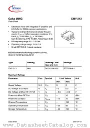 CMY213 datasheet pdf Infineon
