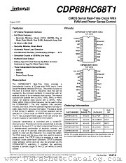 CDP68HC68T1D datasheet pdf Intersil