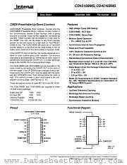 CD4516BMS datasheet pdf Intersil
