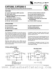 CAT3200ES6-5-TE13 datasheet pdf Catalyst Semiconductor