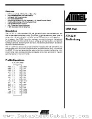 AT43311 datasheet pdf Atmel
