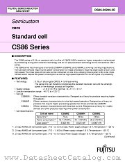 CS86 datasheet pdf Fujitsu Microelectronics