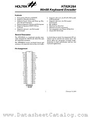 HT82K28 datasheet pdf Holtek Semiconductor
