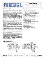 MIC2505-2BM datasheet pdf Micrel Semiconductor