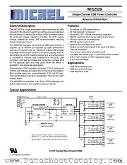 MIC2529 datasheet pdf Micrel Semiconductor