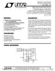 LTC1985ES5-1.8 datasheet pdf Linear Technology