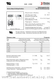 B250S datasheet pdf Diotec Elektronische