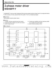BA6458FP-Y datasheet pdf ROHM