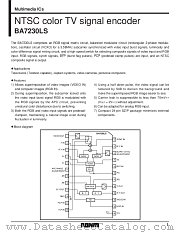 BA7230 datasheet pdf ROHM