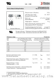 S500 datasheet pdf Diotec Elektronische