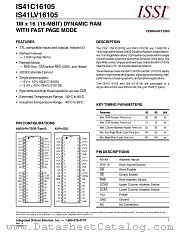 IS41C16105-50T datasheet pdf Integrated Silicon Solution Inc