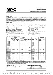 SM5009 datasheet pdf Nippon Precision Circuits Inc
