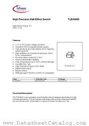 TLE4946H datasheet pdf Infineon