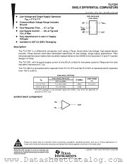 TLV1391Y datasheet pdf Texas Instruments