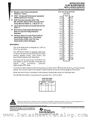 SN74ALVCH16244DGG datasheet pdf Texas Instruments