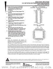 SN54LVTH646W datasheet pdf Texas Instruments