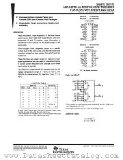 SN5470W datasheet pdf Texas Instruments