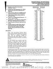 SN54ABT162823AWD datasheet pdf Texas Instruments