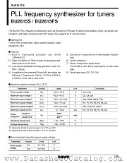 BU2615 datasheet pdf ROHM