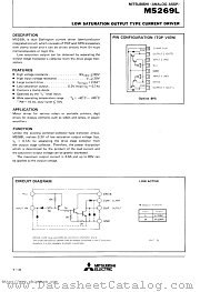 M5269L datasheet pdf Mitsubishi Electric Corporation