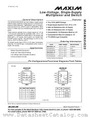 MAX4524-MAX4525 datasheet pdf MAXIM - Dallas Semiconductor