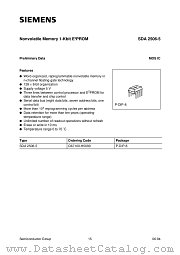 SDA2506-5 datasheet pdf Siemens