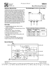M844 datasheet pdf Integrated Circuit Systems