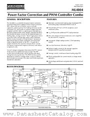 ML4804CP datasheet pdf Fairchild Semiconductor