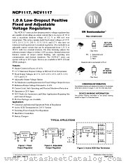 NCV1117 datasheet pdf ON Semiconductor