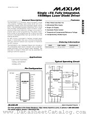 MAX3263CAG datasheet pdf MAXIM - Dallas Semiconductor