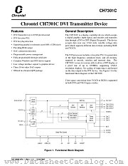 CH7301C datasheet pdf Chrontel