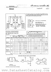 MC662 datasheet pdf Motorola